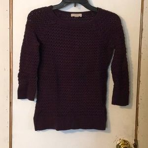 LOFT Dark Purple Sweater